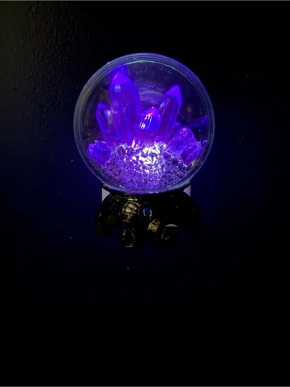 Bath & Body Works Purple Crystal Globe Wall Decor